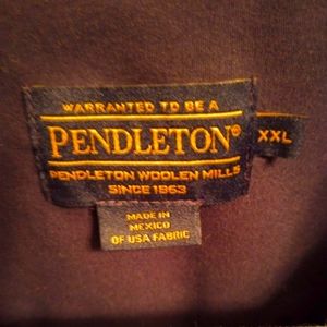 Men's Pendleton 100% wool shirt